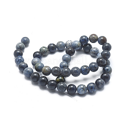 Natural Dumortierite Quartz Bead Strands&nbsp;G-I224-03-8mm