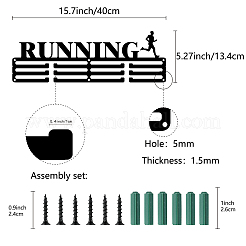 Iron Medal Holder&nbsp;HJEW-WH0016-035