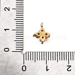 Brass Micro Pave Cubic Zirconia Pendants&nbsp;X-KK-D356-07C-G