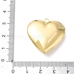 Valentine's Day Brass Locket Pendants&nbsp;KK-L268-022G-02