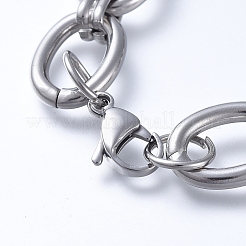 Tarnish Resistant 304 Stainless Steel Chain Bracelets&nbsp;LS-BJEW-F407-01-P