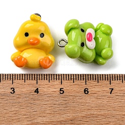 Animal Series Opaque Resin Pendants&nbsp;CRES-M038-05