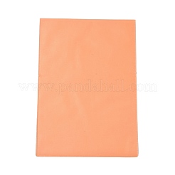 長方形のプラスチック陰陽袋  ライトサーモン  18.5x13x0.02cm&nbsp;ABAG-U005-01A