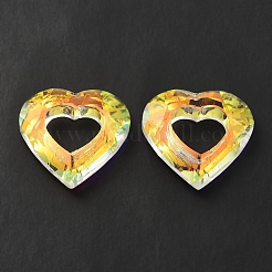 Electroplated Glass Pendants&nbsp;EGLA-O008-01E