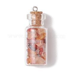 10Pcs 10 Styles Glass Bottle Pendants&nbsp;PALLOY-JF02875