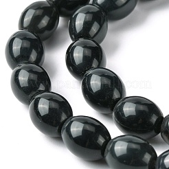ナチュラルブラックオニキスビーズ連売り  染め＆加熱  ライス  8~8.5x9.5~10mm  穴：1mm  約40個/連  15.59~15.75''（39.6~40センチメートル）&nbsp;G-D067-D01