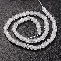 Synthetic Crackle Quartz Beads Strands&nbsp;GBA092-6MM