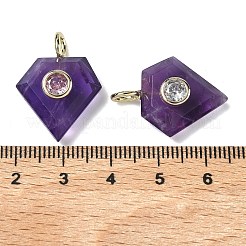 Natural Mixed Stone Faceted Pendants&nbsp;G-F819-03G