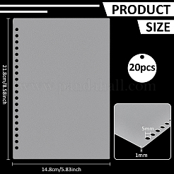 PP Plastic Binder Dividers&nbsp;DIY-WH0899-760A-B