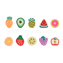 150Pcs 10 Style Handmade Polymer Clay Beads&nbsp;CLAY-CJ0001-23
