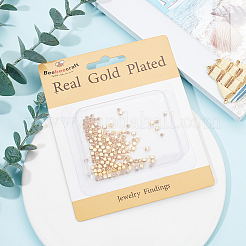 150Pcs 3 Style Brass Beads&nbsp;KK-BBC0012-08