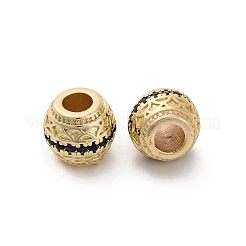 Brass Micro Pave Cubic Zirconia Beads&nbsp;KK-C071-07KCG-01