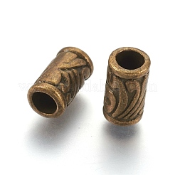 ヨーロッパの合金ビーズ  カドミウムフリー＆鉛フリー  アンティークブロンズ  11.5x7mm  穴：4.5mm&nbsp;MLF0276Y