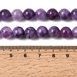 Natural White Jade Beads Strands&nbsp;G-H348-8mm-05