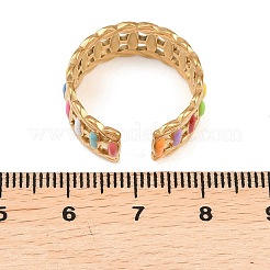 304 Stainless Steel Cuff Open Rings for Women&nbsp;LS-RJEW-I113-02G-03