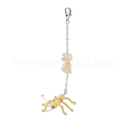 Ant Glass Seed Beaded Pendants Decoration&nbsp;HJEW-MZ00146-01
