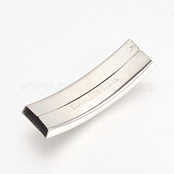 Tarnish Resistant 201 Stainless Steel Slide Charms&nbsp;STAS-R092-01