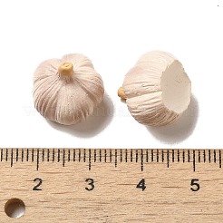 樹脂の装飾品  模造野菜  ホームオフィスのデスクトップ装飾用  ニンニク  14.5x14x14mm&nbsp;RESI-A033-03C