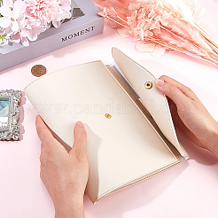 2Pcs 2 Colors Imitation Leather & Zinc Alloy File Folders&nbsp;OFST-CP0001-10B