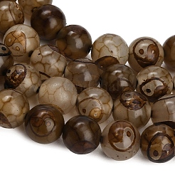 Tibetan Style dZi Beads Strands&nbsp;GG-CBA4812-B10-10MM
