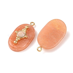 304 Stainless Steel Resin Pendants&nbsp;STAS-F352-01G-01