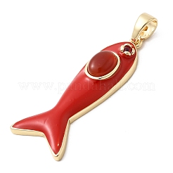 Natural Carnelian(Dyed & Heated) Pendants&nbsp;KK-Z137-19G-02