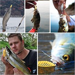 12 Pcs 6 Styles Zinc Alloy Fishing Bait Jig Head Spoon Lure&nbsp;FIND-FH0001-61