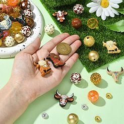 80Pcs DIY Cowboy Theme Findings Beads Kits&nbsp;DIY-CJ0002-48