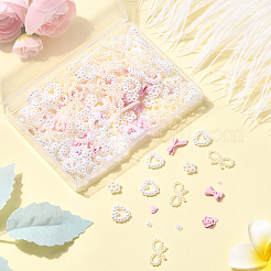 644Pcs Alloy & Acrylic & ABS Plastic Imitation Pearl Cabochons&nbsp;MRMJ-SP0001-13