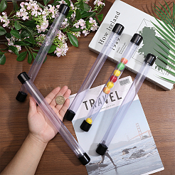 PVC Plastic & Rubber Transparent Storage Tube&nbsp;FIND-WH0173-158A