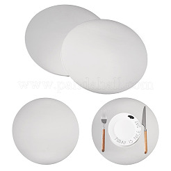 Disposable Round Paper Placemat&nbsp;AJEW-TAC0030-036A