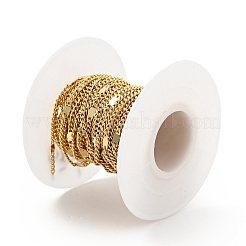 Rack Plating Brass Curb Chains&nbsp;KK-E015-04G