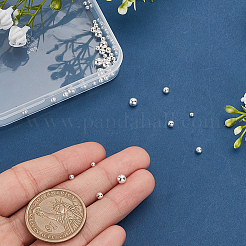40Pcs 4 Styles 925 Sterling Silver Beads&nbsp;STER-PH0003-89