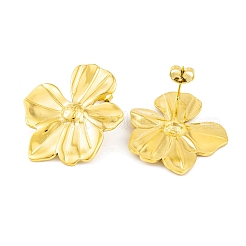 Ion Plating(IP) 304 Stainless Steel Stud Earrings for Women&nbsp;EJEW-A049-10G