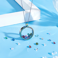DIY Locket Pendant Necklaces Jewelry Kits&nbsp;DIY-PH0029-93