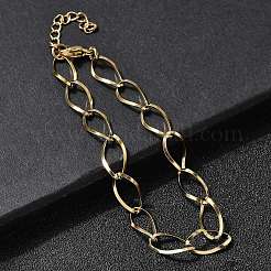304 Stainless Steel Link Chain Bracelets for Women&nbsp;BJEW-A051-02G