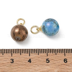 Electroplated Natural Druzy Geode Crystal Pendants&nbsp;PALLOY-JF05671-02