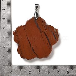 Natural Red Jasper Pendants&nbsp;G-B040-01P-17