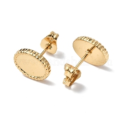 Ion Plating(IP) 304 Stainless Steel Stud Earring Findings&nbsp;STAS-F286-10G