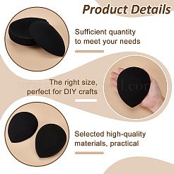 10Pcs EVA Cloth Teardrop Fascinator Hat Base for Millinery&nbsp;AJEW-FG0004-53A