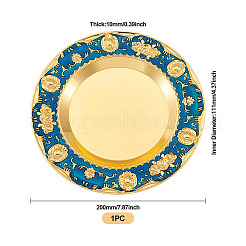 1Pc Iron Flat Round Display Panel for Fragrance Activity&nbsp;AJEW-MB0001-13A