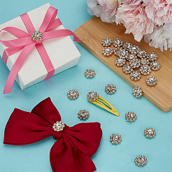 30Pcs Alloy Crystal Rhinestone Cabochons&nbsp;FIND-FG0004-69KCG
