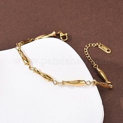 304 Stainless Steel Link Chain Bracelets for Women&nbsp;BJEW-K293-02G