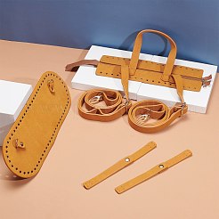DIY編みかぎ針編み  puレザーバッグボトム  ハンドバッグDIYクラフトショルダーバッグアクセサリー用  ダークチソウ  72x36.5x0.7cm&nbsp;DIY-WH0171-09B