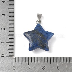 Dyed Natural Lapis Lazuli Pendants&nbsp;G-P599-06P-01