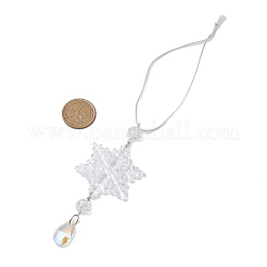 Snowflake Acrylic Hanging Ornaments&nbsp;HJEW-JM02309