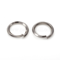 変色しにくい304ステンレススチール製オープン丸カン  ラウンド  ステンレス鋼色  12ゲージ  14x2mm  内径：10.5mm&nbsp;LS-STAS-G224-22P-06