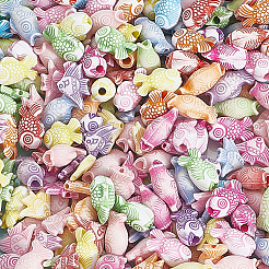 450Pcs 3 Styles Craft Style Acrylic Beads&nbsp;MACR-PA0001-18