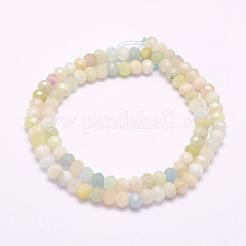 Natural Morganite Beads Strands&nbsp;G-F509-54-5x8mm