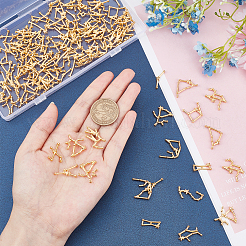 144Pcs Dipper Zinc Alloy Pendants&nbsp;PALLOY-OC0002-78G